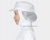 Neck Wide Sanitary Mesh Hat