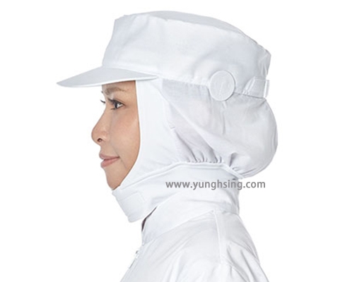 Ear Button Neck-wide Hat